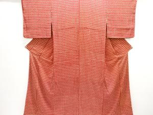 アンティーク　錦紗抽象模様着物